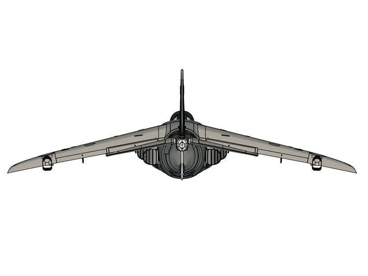 AV8A海鹞 90涵道 可以垂起