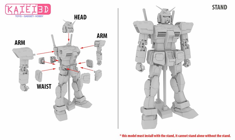 高达RX-78精密拼装版