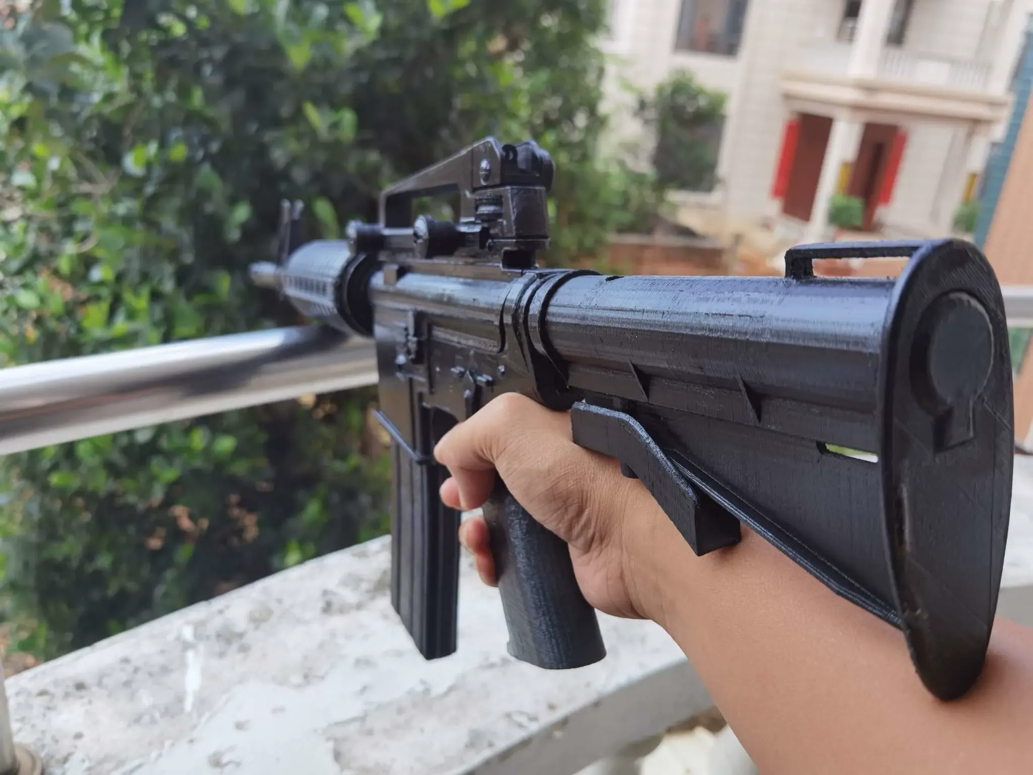 M4A1步枪，比例是1:1