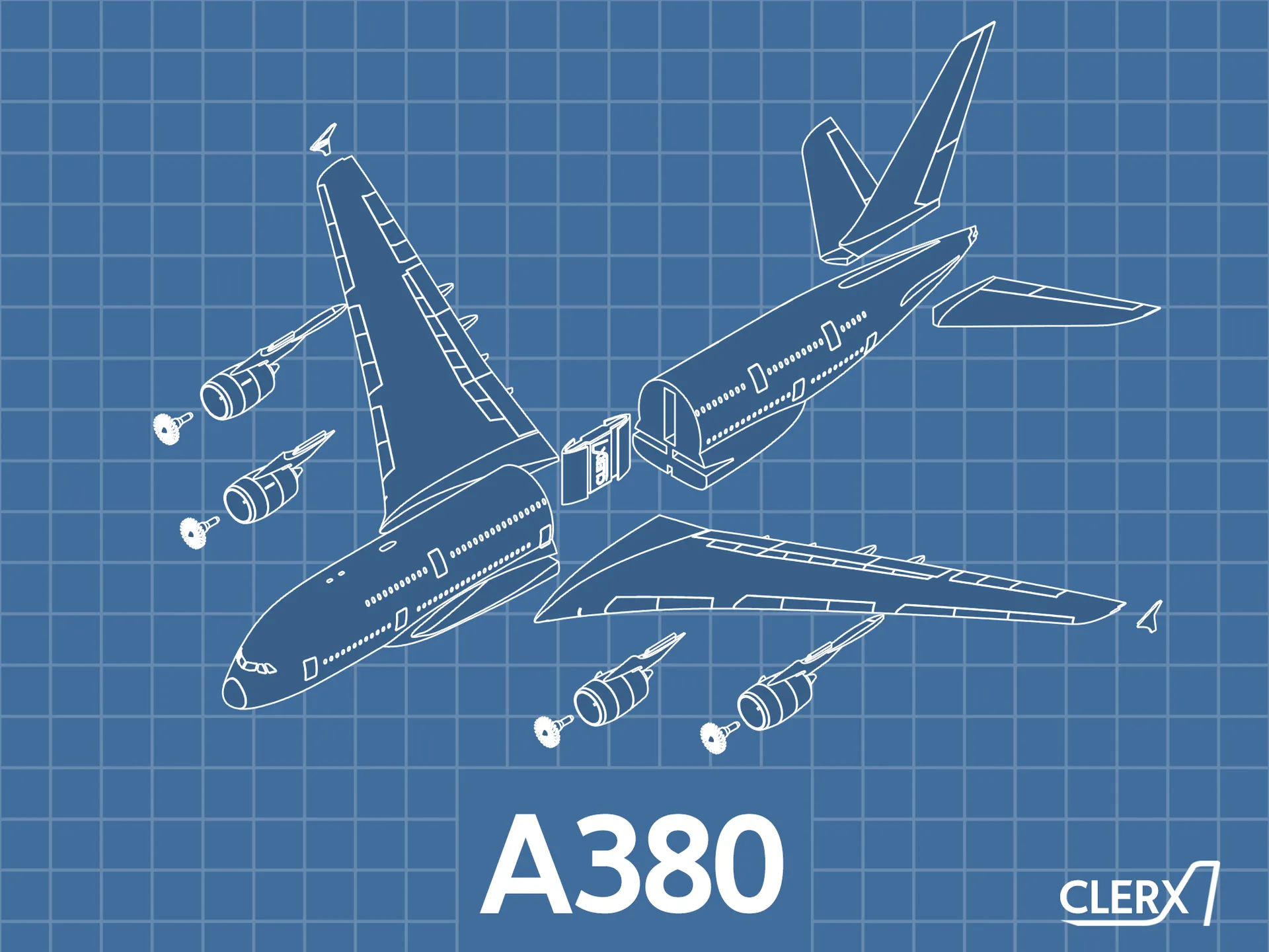 空客A380  比例1:200 飞机模型