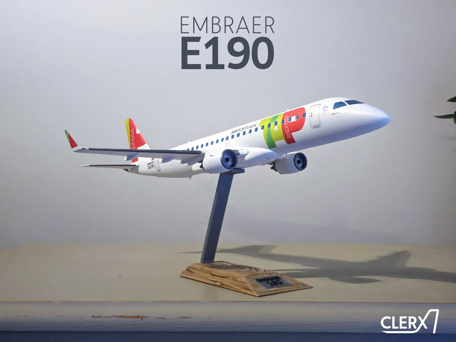 巴西航空 E190 比例1:100 飞机模型