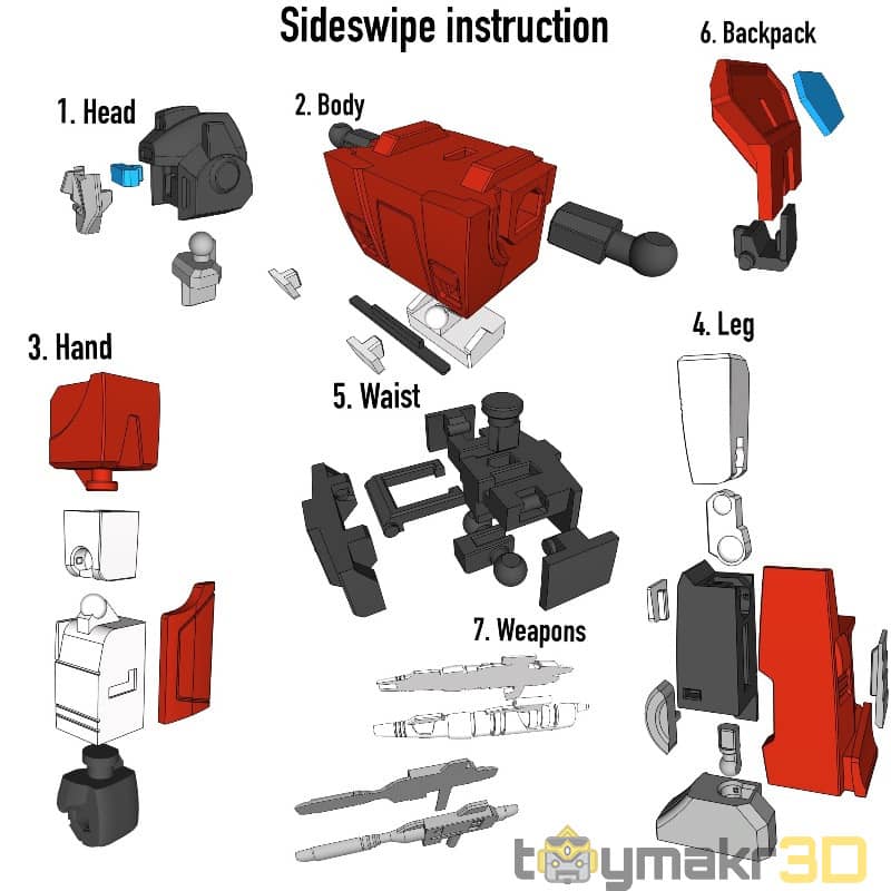 【变形金刚】 Sideswipe