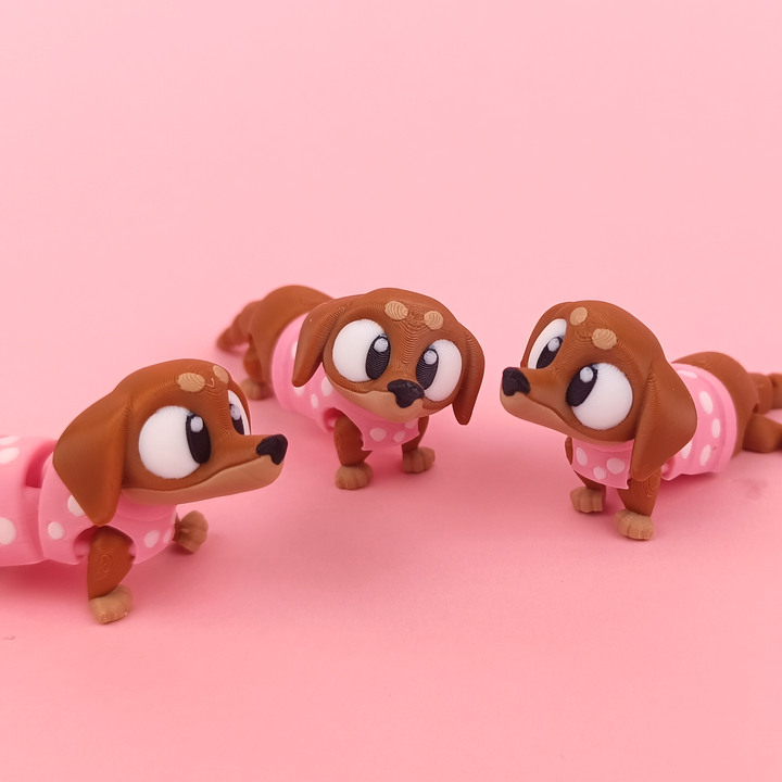 可动腊肠犬