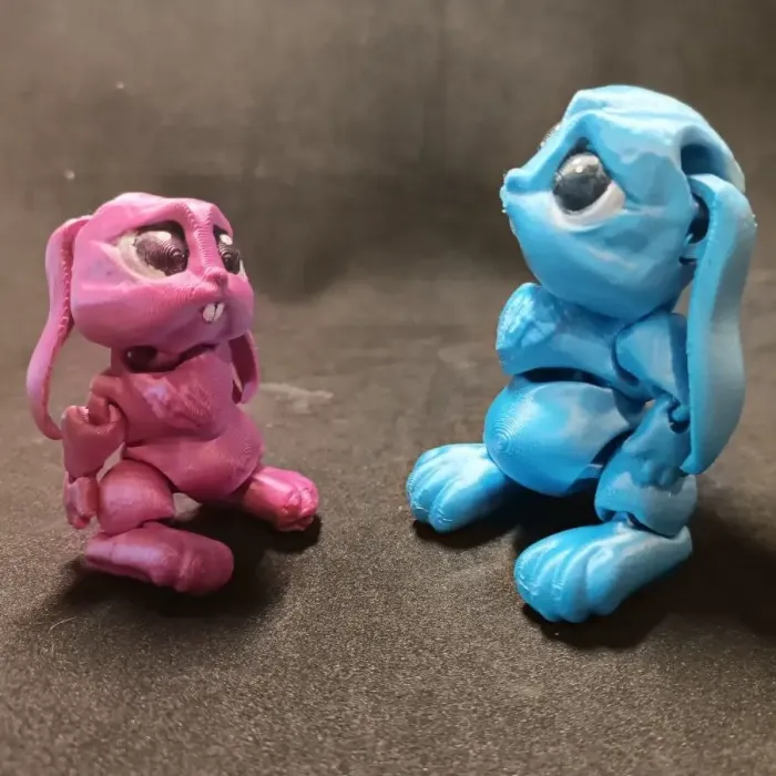 可爱的圣诞兔子